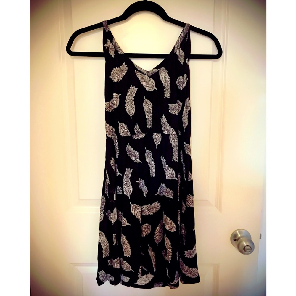 H&M boho feather print sundress ☀️